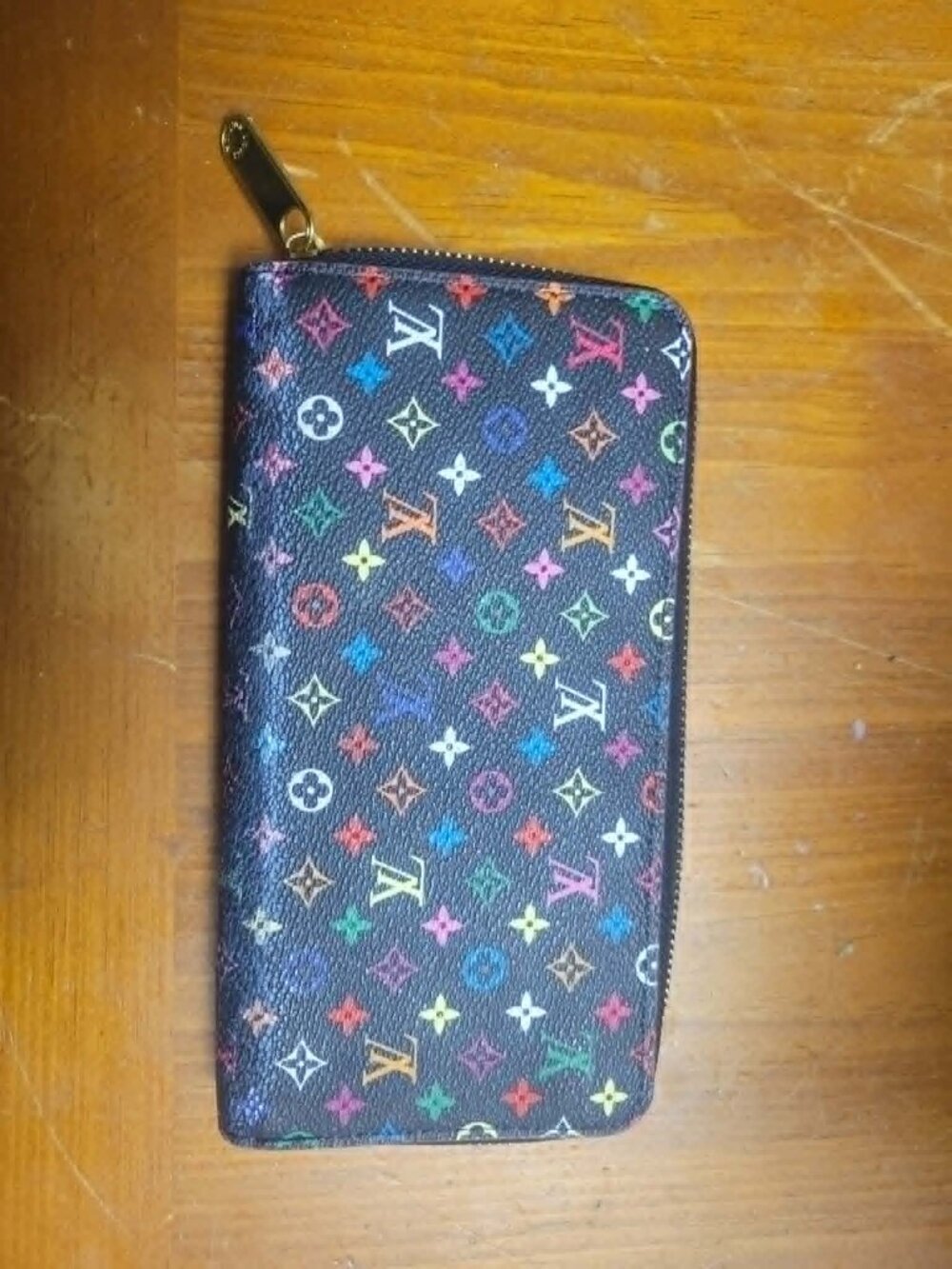 Louis Vuitton Black Murakami Zippy Wallet - Picture 2 of 11